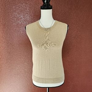 J. Crew Classic Beige Tank Top